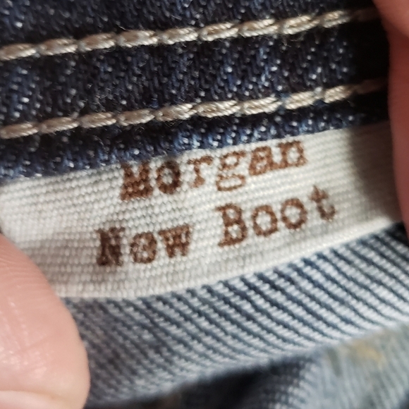 Maurices Morgan New Boot Denim Blue Jeans Women's 9/10 Short Dark Wash Classic - Picture 9 of 9